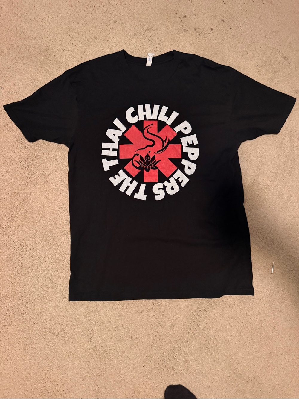 Red Hot Chili Peppers Black Graphic Band T-Shirt
